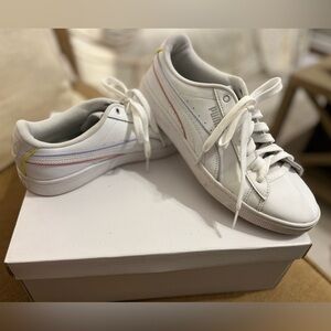 White Puma sneakers